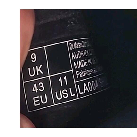 NWOT Dr. Martens Audrick Platform Chelsea Boots Black Women’s 11 Y2K Grunge - Picture 5 of 9